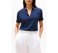 Tommy Hilfiger Tipping Polo Reg Fit S/s Dark Blue Größe: S | Poloshirts Outlet | Damen | Blau