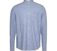 Tommy Hilfiger TJM REG MAO LINEN BLEND SHIRT, blau(ccblue (6)), Gr. L
