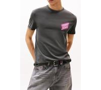 Tommy Hilfiger Tjm Reg Novelty Fair Black Größe: L | Basic T-Shirts Outlet | Herren | Schwarz