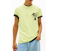 Tommy Hilfiger Tjm Regular City Sign Ss Faded Lime Größe: L | Bedruckte T-Shirts Outlet | Herren | Grün