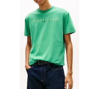 Tommy Hilfiger Tjm Regular Linear Logo Bahama Green Größe: XXL | Bedruckte T-Shirts Outlet | Herren | Grün