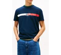 Tommy Jeans Signature Stripe Regular Fit Kurzarm-t-shirt