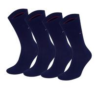 Tommy Hilfiger TOM TAILOR für Männer Gürtel & Riemen Leder-Gürtel mit Metall-Schlaufe, 43-46, Navy