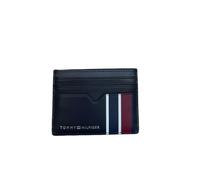 TOMMY HILFIGER - Tommy Hilfiger Corporate Flap Card Holder, Karten-Etui, Leder, Dunkelblau