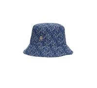 TOMMY HILFIGER - Tommy Hilfiger Distinct Jacquard Bucket Hat, Fischerhut, Monogramm-Blau
