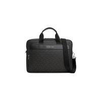 TOMMY HILFIGER - Tommy Hilfiger Flag Laptoptasche / Businesstasche mit Strukturmix, Schwarz