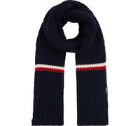 TOMMY HILFIGER - Tommy Hilfiger Monotype Chunky Knit Scarf, Strickschal, Dunkelblau
