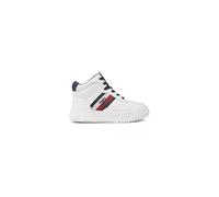 Tommy Hilfiger Tommy Hiliger Stripes Hohe Sneakers, weiß blau, 37 EU