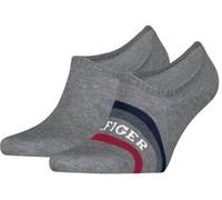 Tommy Hilfiger Tommy Men Tab Footie Socks 2P Grau Gr 39/42