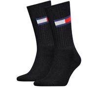 Tommy Hilfiger Tommy Men Uni TJ Flag Socks 2P Schwarz Gr 39/42
