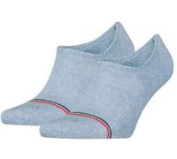 2er Pack TOMMY HILFIGER Iconic Füßlinge 004 - light blue melange 43-46