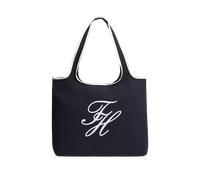 Tommy Hilfiger Tote Bag mit Etui, Strandtasche, Space Blue / Canvas