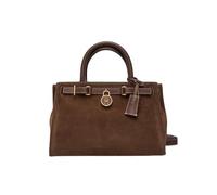 Tommy Hilfiger Tragetasche AMERICAN ICON MINI TOTE SUEDE LE, Damen Handtasche, Umhängetasche mit Zierschnallen und Zierschloß