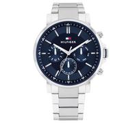 Tommy Hilfiger Tyson Herren-Armbanduhr Analog Quarz mit Armband Edelstahl 1710588, klassisch, Klassisch