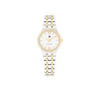 Tommy Hilfiger Quarzuhr "MACKENZIE" Damenuhr silber/gold Edelstahlarmband analog (70946543-0)