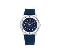 Tommy Hilfiger 1720040 Kinderuhr, Quarz, 34 mm, Silikon, blau, wasserdicht bis 5 ATM, blau, Klassisch