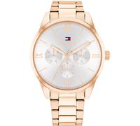 Tommy Hilfiger Multi Zifferblatt Quarz Uhr für Damen mit Roségoldfarbenes Edelstahlarmband - 1782747