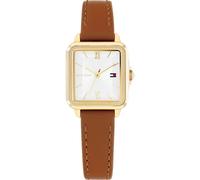 Quarzuhr TOMMY HILFIGER "MIA", cognacfarben, Armbanduhren, Damen, Armbanduhr, Damenuhr, Edelstahlarmband, analog (81228211-0) cognacfarben