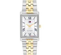 Quarzuhr TOMMY HILFIGER "Ben", silberfarben, goldfarben, Armbanduhren, Herren, Quarzuhr, Armbanduhr, Herrenuhr, Edelstahlarmband, analog (53962964-0) silberfarben, goldfarben