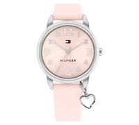 Quarzuhr TOMMY HILFIGER "KIDS" Armbanduhren rosa Kinder Kinderuhren Kinderuhr, Armbanduhr, Lernuhr, Mädchen, Schulanfang, Geschenkidee (53582558-0)