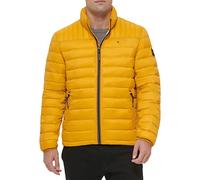 Tommy Hilfiger Herren Lightweight Down Alternative Packable Puffer Jacket Daunenalternativer Mantel, Goldgelb, M