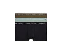 Trunk "DTM", Damen, Gr. L (52), 3 Stk., schwarz, mint grau, army grün, Jersey, Obermaterial: 87% Polyester, 13% Elasthan, TOMMY HILFIGER UNDERWEAR, körpernah, Unterhosen (85646834-L) schwarz, mint gra