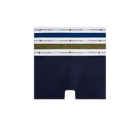 Trunk, Damen, Gr. L (52), 3 Stk., army grün, wedge blau, pitch blau, Webqualität, Obermaterial: 95% Baumwolle, 5% Elasthan, TOMMY HILFIGER UNDERWEAR, körpernah, Unterhosen, Körpernahe Passform mit ela