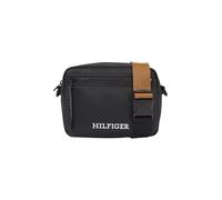 TOMMY HILFIGER - Umhängetasche Th Monotype Ew Reporter Black Schwarz