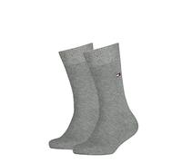 Tommy Hilfiger Unisex Kinder Clssc Socken, Middle Grey Melange, 35-38 EU