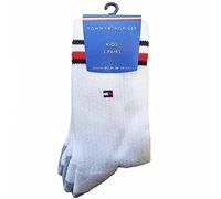 TOMMY HILFIGER Kinder Socken im Pack - ICONIC SPORTS, Vorteilspack, Frottee-Sohle, 27-42 Weiß 35-38 2er Pack (1x2P)