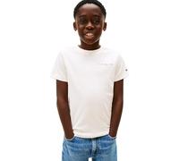 Tommy Hilfiger Unisex MINI Corp T-Shirt KS0KS00661 S/S T-Shirt, Weiß (Ancient White), 16 Jahre, Weiß (Antikes Weiß), 16 Jahre