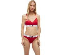 Bralette-BH "BRALETTE LIFT", Damen, Gr. M (38), N-Gr, rot (primary rot), Jersey, Obermaterial: 90% Baumwolle, 10% Elasthan, TOMMY HILFIGER UNDERWEAR, unifarben, kontrastfarbene Details, Basic, körpern