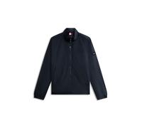 Tommy Hilfiger - Wasserabweisende Reißverschluss-Jacke mit Logo blau - Gr. - L