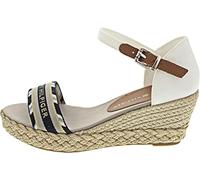 TOMMY HILFIGER Damen Sandalette ecru, Größe 39, 7963233 Ecru 39