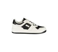 Tommy Jeans Herren Cupsole Sneaker Retro Basket Tumble Low Top, Weiß (Ecru), 46