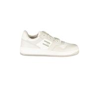 Plateausneaker TOMMY JEANS "TJM RETRO BASKET CUPSOLE TUMBLE" Gr. 46, grau (grau, weiß) Herren Schuhe (56895733-46) grau, weiß