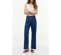 High-waist-Jeans TOMMY HILFIGER "WIDE LEG RIAN HW ANKLE", Damen, Gr. 27, Länge 30, rian, Denim/Jeans, Obermaterial: 99% Baumwolle, 1% Elasthan, unifarben, lässig geschnitten knöchellang, Jeans High-Wa