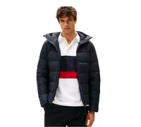 Tommy Hilfiger Winter-Steppjacke Mid Weight Hooded (warm, mit Kapuze) dunkelblau Herren, Größe 3XL