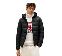 Tommy Hilfiger Winter-Steppjacke Mid Weight Hooded (warm, mit Kapuze) schwarz Herren, Größe XL