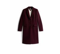 Tommy Hilfiger Damen Mantel mit Wolle und Kaschmir, bordeaux, Gr. 40