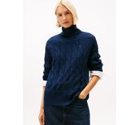 Tommy Hilfiger Wollpullover Damen Wolle blau, XL
