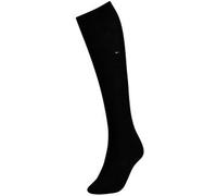 Tommy Hilfiger Women Cotton Knee High Sock Schwarz Baumwolle Gr 39/42 Damen