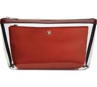 Tommy Hilfiger Women Th Icon Kulturbeutel, Nylon, AW0AW18709, andere kleine Accessoires, Orange, Einheitsgröße