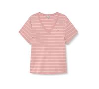 Tommy Hilfiger Women's CRV Slim Cody V-Nk Ss Ww0Ww44220, Pink, 54