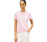 Tommy Hilfiger Women's Reg Corp Logo C-Nk Ss Ww0Ww40276 Andere Oberteile, Pink (Bonita Pink), S