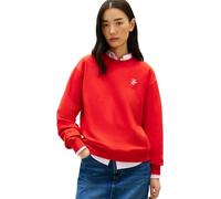 Tommy Hilfiger Women's Th Script Reg Sweatshirt WW0WW48724, ORANGE, S