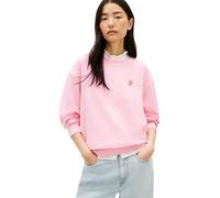 Tommy Hilfiger Damen Sweatshirt mit Baumwolle, pink, Gr. XL