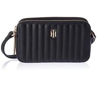 Tommy Hilfiger Women's TH Timeless Camera Bag Quilted, Black, One Size