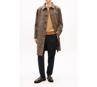 Tommy Hilfiger Wool Check Coat Brown Camel Check Größe: S | Mäntel Outlet | Herren | Braun