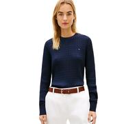 CO CABLE FINE GG C-NK LS SWEATER Blau XS